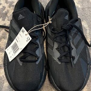 Adidas Black Boost running shoe